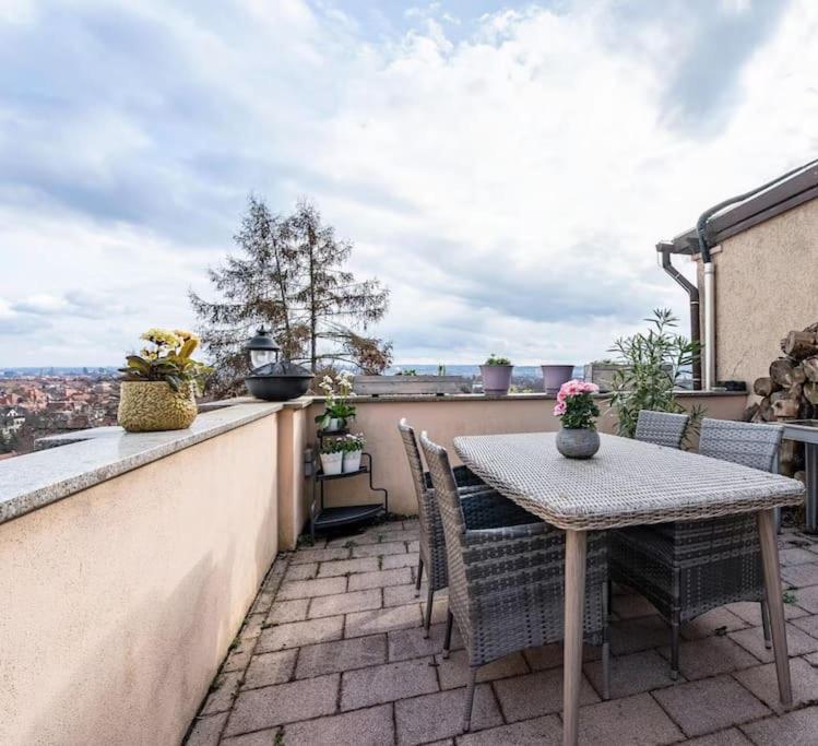 Blick Ueber Dresden - Terrasse - 3 Zimmer - Modern Renoviert Esterno foto